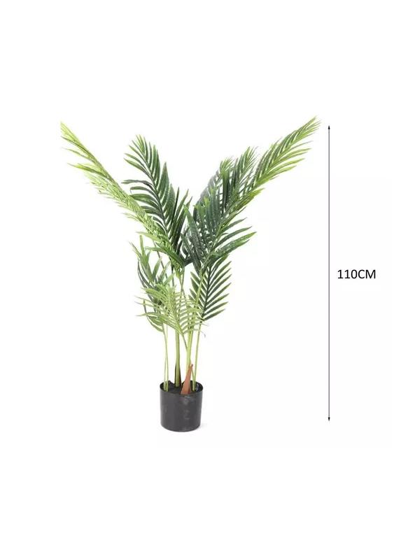 PLANTA ARTIFICIAL ENREDADERA PALMERA 1.1M DECORACIÓN HOGAR - 2