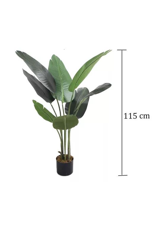 PLANTA ARTIFICIAL DECORATIVA 1.15M DECORACIÓN HOGAR EXTERIOR - 3