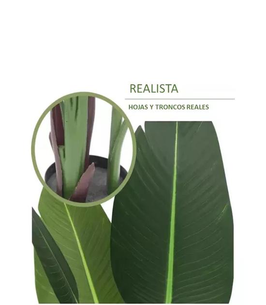 PLANTA ARTIFICIAL DECORATIVA 1.15M DECORACIÓN HOGAR EXTERIOR - 5