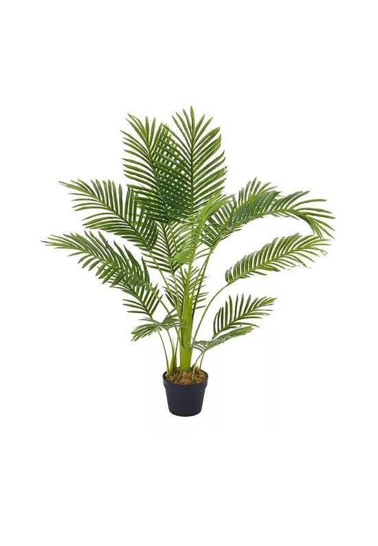 PLANTA ARTIFICIAL EN MACETA ENREDADERA PALMERA DECORACIÓN - 1