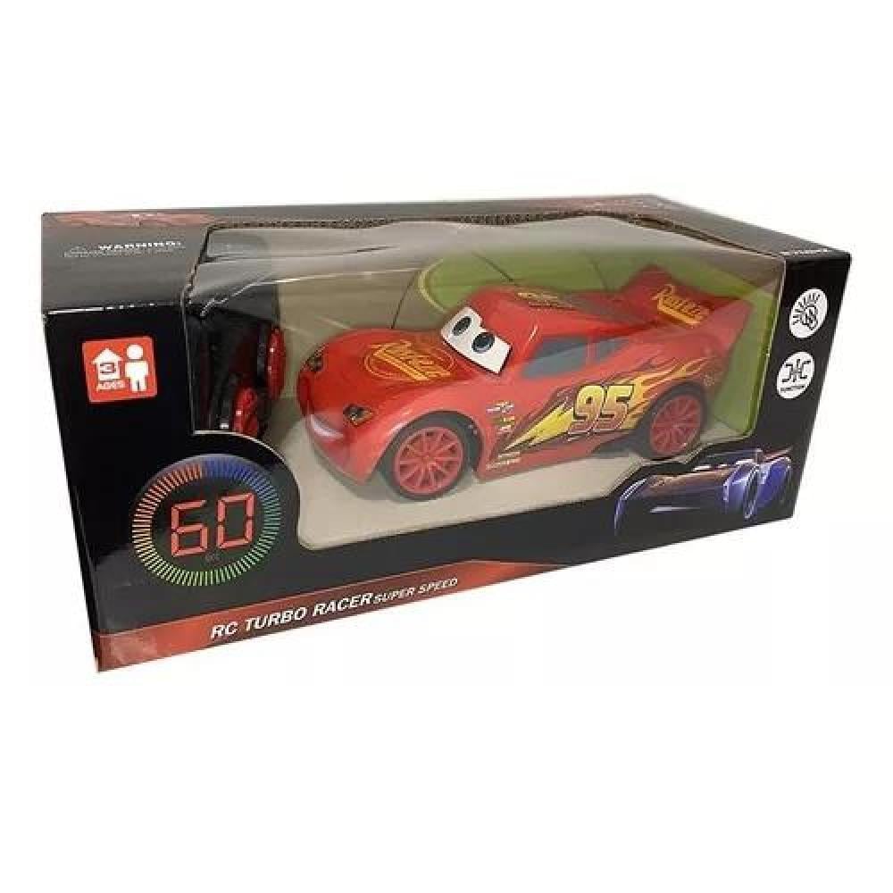 JUGUETE AUTO CONTROL REMOTO RAYO MCQUEEN PIXAR CARS ROJO - 2
