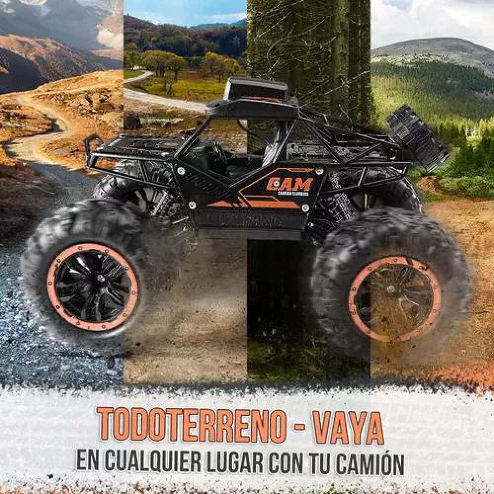 AUTO A CONTROL REMOTO RECARGABLE CON CÁMARA HD WIFI NEGRO - 7