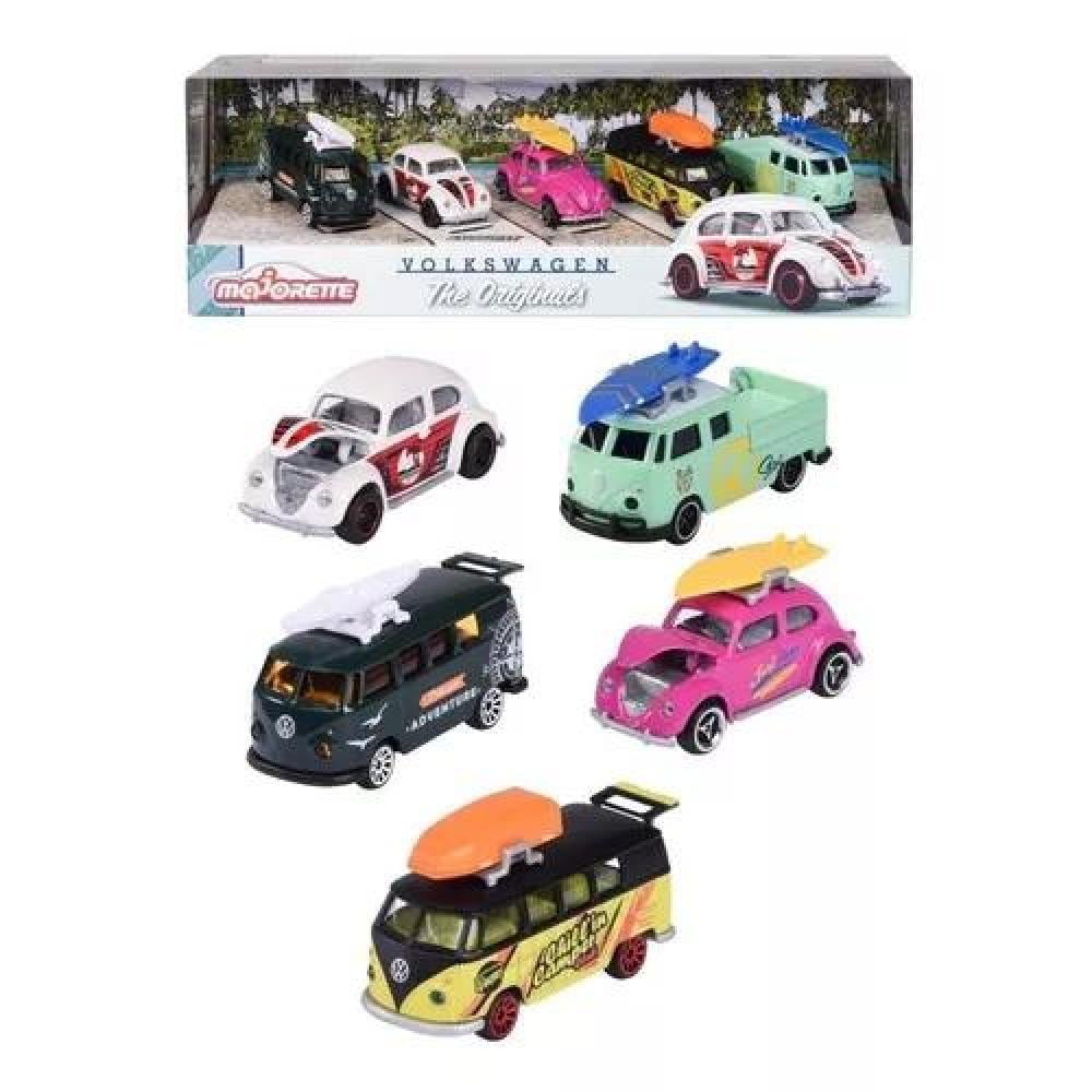 PAQUETE CON 5 NÚCLEOS MAJORETTE DE LA SERIE VW THE ORIGINALS - 1