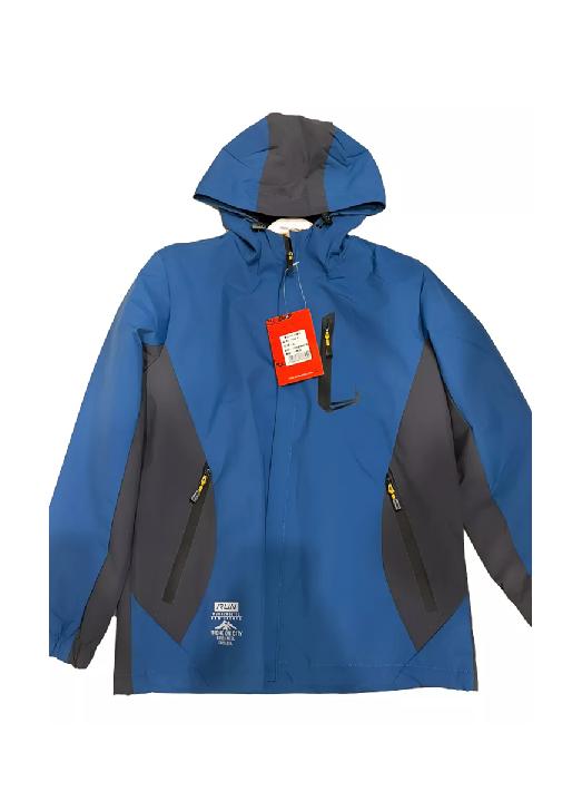 CHAQUETA CORTAVIENTO DEPORTIVA ULTRA LIVIANA MICROPOLAR AZUL MARINO, TALLA XS - 1