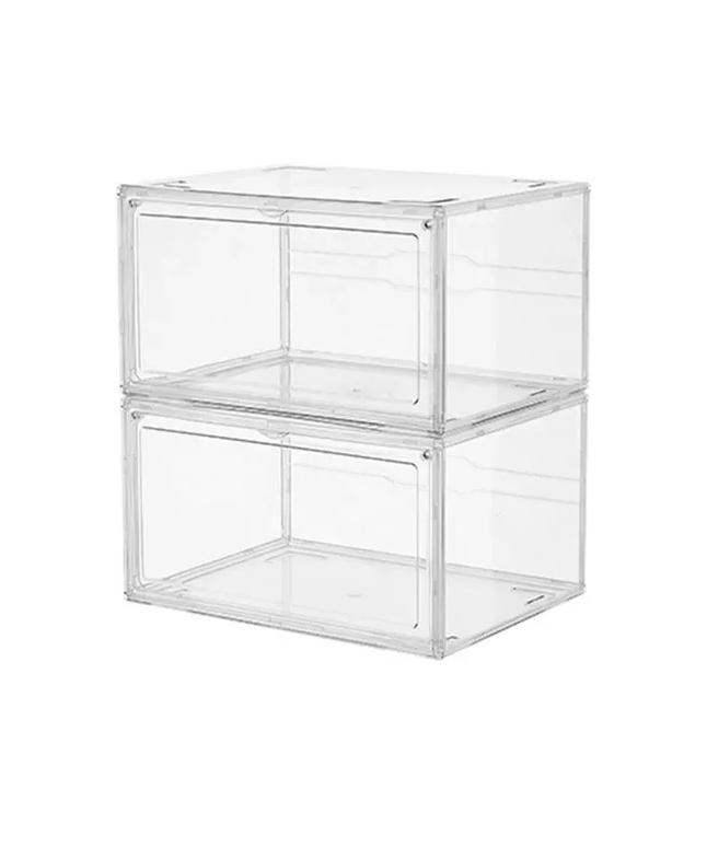 CAJA ORGANIZADORA ZAPATILLA ARMARBLE TRANSPARENTE PACK 3 UNIDADES - 4