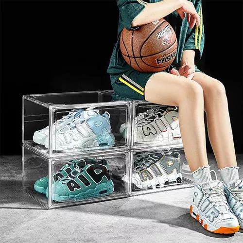 CAJA ORGANIZADORA ZAPATILLA ARMARBLE TRANSPARENTE PACK 3 UNIDADES - 5