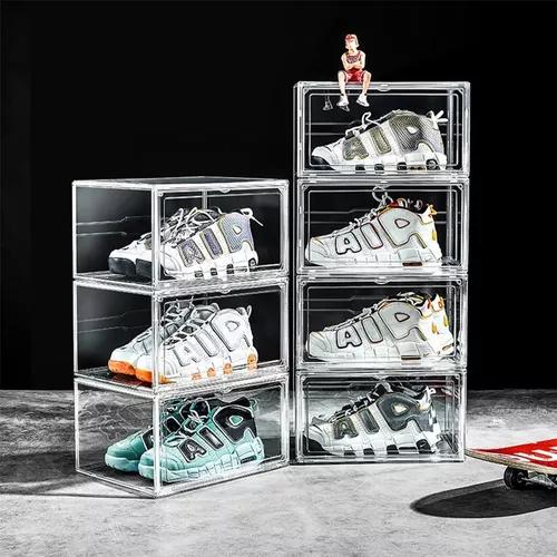 CAJA ORGANIZADORA ZAPATILLA ARMARBLE TRANSPARENTE PACK 3 UNIDADES - 6