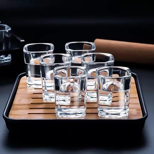 SET 6 VASOS SHOT TEQUILA 65ML VIDRIO GRUESO - 3