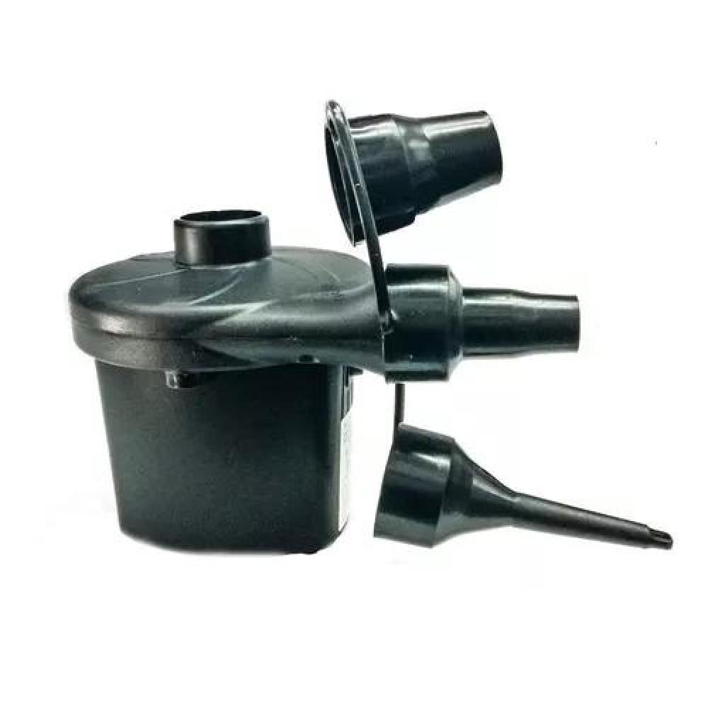 INFLADOR ELÉCTRICO MULTIFUNCIONAL PARA COLCHÓN, 220V/12V, COLOR NEGRO - 2