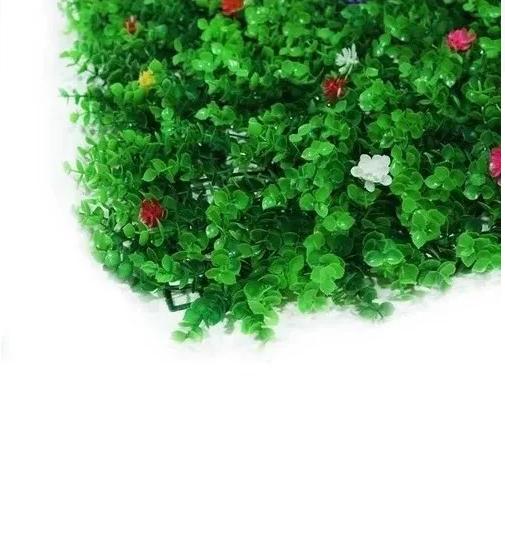 PACK DE 10 PALMETAS ARTIFICIALES ESPIRAL CON FLORES 60X40CM - 4