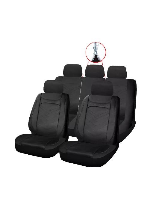 FUNDA CUBRE ASIENTO GALANTA LUXURY 4.8MM 18D FOAM, COLOR NEGRO - 2