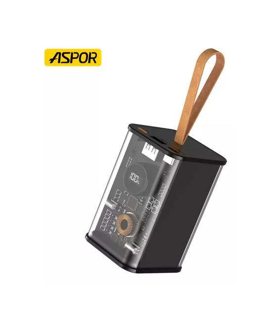 CARGADOR PORTÁTIL 20000MAH, BATERÍA PARA LAPTOP, 65W, COLOR NEGRO - 1