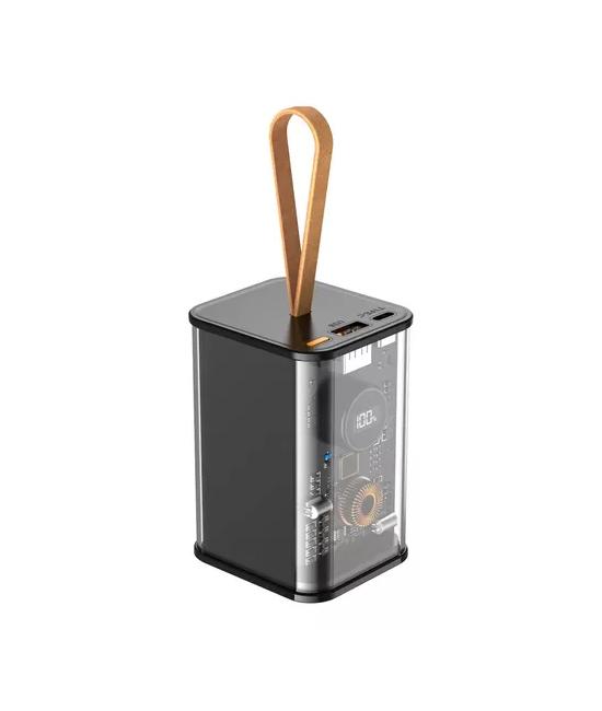 CARGADOR PORTÁTIL 20000MAH, BATERÍA PARA LAPTOP, 65W, COLOR NEGRO - 2