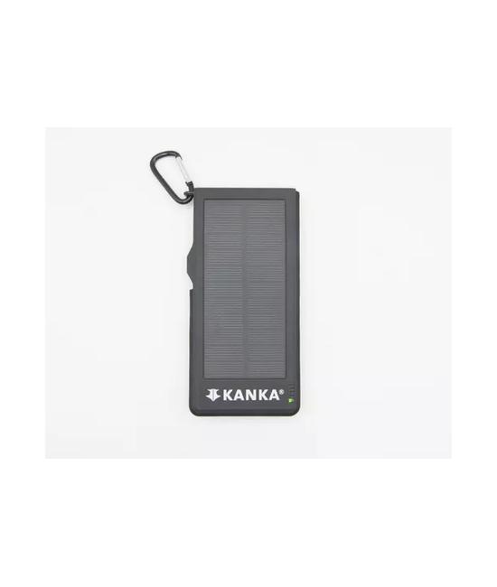 BATERÍA RECARGABLE POWERBANK 10.000MAH, CARGA SOLAR, COLOR NEGRO - 2