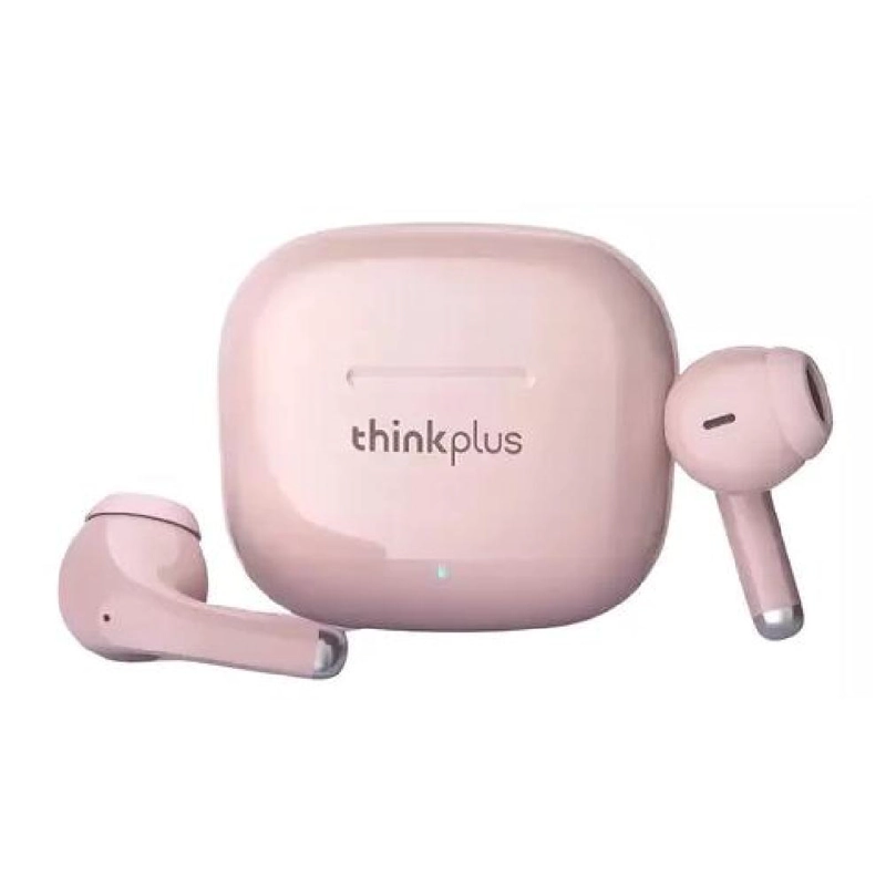 AUDÍFONOS INALÁMBRICOS LIVEPODS LP40 PRO ROSA CLARO LUZ VERDE - 2