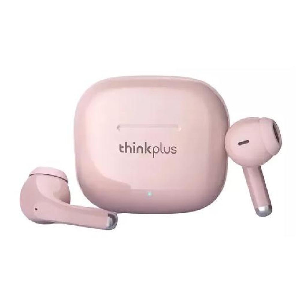 AUDÍFONOS INALÁMBRICOS LIVEPODS LP40 PRO ROSA CLARO LUZ VERDE - 2