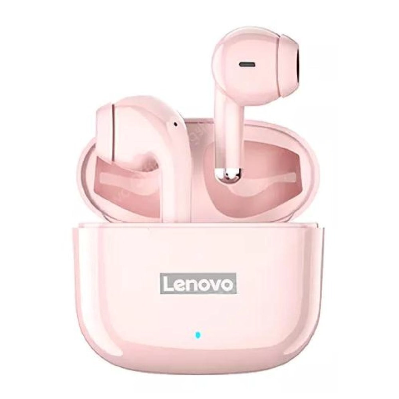 AUDÍFONOS INALÁMBRICOS LIVEPODS LP40 PRO ROSA CLARO LUZ VERDE - 4