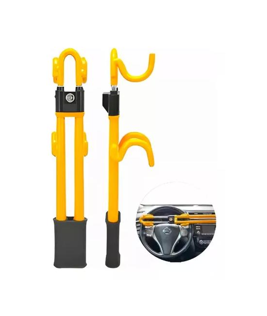 TRABA VOLANTE 1.74KG, SEGURIDAD VEHÍCULO, COLOR AMARILLO - 3