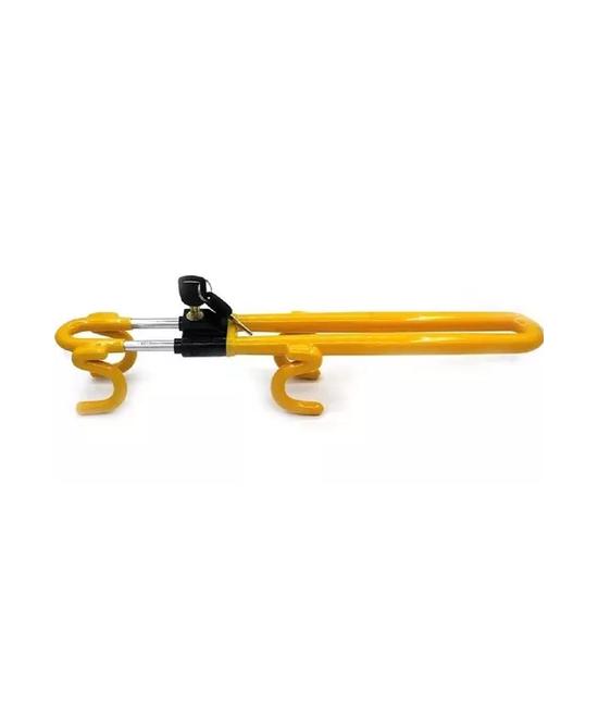 TRABA VOLANTE 1.74KG, SEGURIDAD VEHÍCULO, COLOR AMARILLO - 4