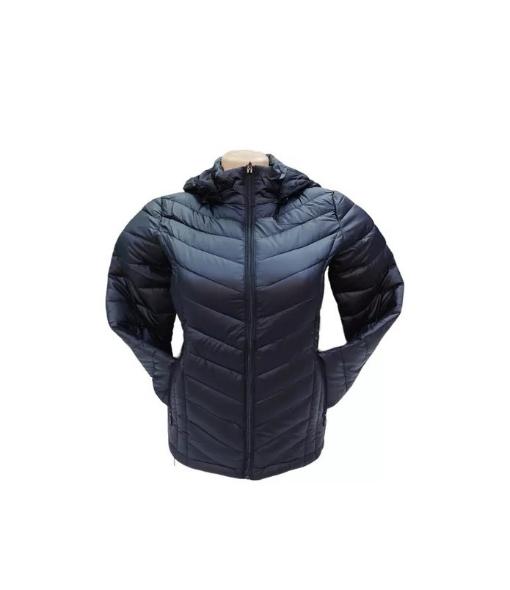 CHAQUETA 3/4 CORTA MUJER ENGOMADA TÉRMICA, ENVÍO RÁPIDO, NEGRO, TALLA 2XL - 2