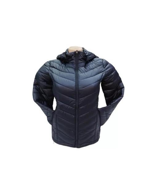 CHAQUETA 3/4 CORTA MUJER ENGOMADA TÉRMICA, ENVÍO RÁPIDO, NEGRO, TALLA M - 2