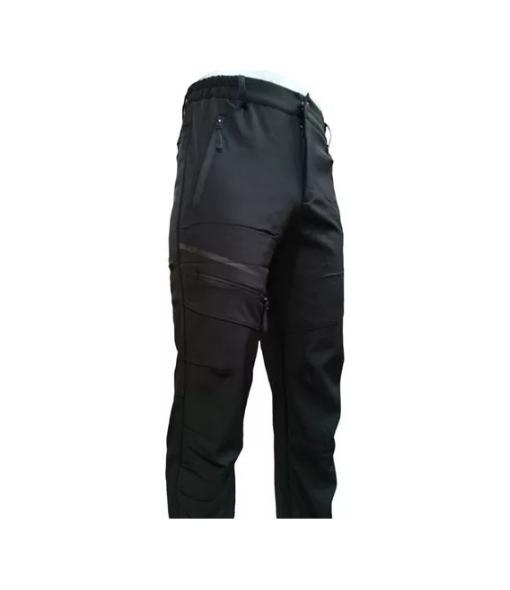 PANTALÓN OUTDOOR HOMBRE IMPERMEABLE PARA NIEVE, COLOR NEGRO S - 2