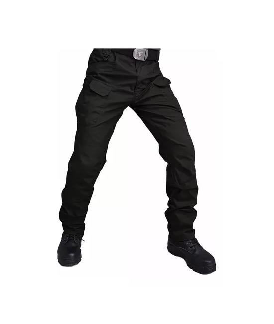 PANTALÓN TÁCTICO AIRSOFT MILITAR TREKKING, COLOR NEGRO, TALLA XL - 2
