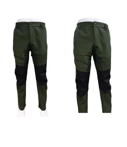 PANTALÓN OUTDOOR HOMBRE IMPERMEABLE PARA NIEVE, COLOR VERDE MUSGO 2XL - 3