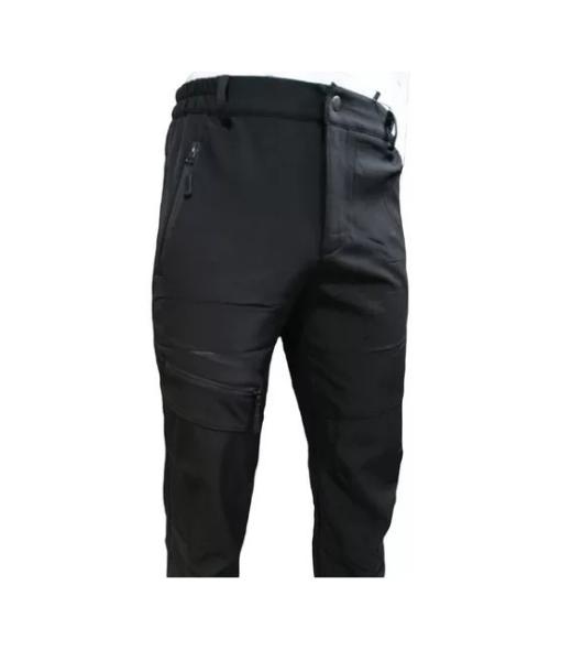PANTALÓN OUTDOOR HOMBRE IMPERMEABLE PARA NIEVE, COLOR NEGRO 2XL - 1