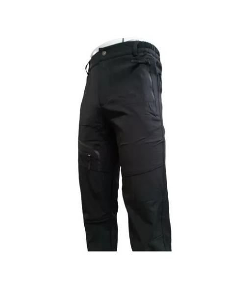 PANTALÓN OUTDOOR HOMBRE IMPERMEABLE PARA NIEVE, COLOR NEGRO 2XL - 3