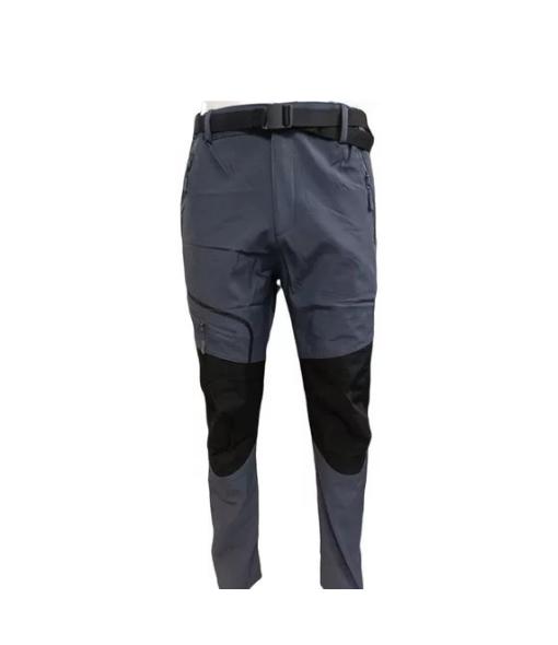 PANTALÓN OUTDOOR HOMBRE IMPERMEABLE PARA NIEVE, COLOR PLATEADO L - 1