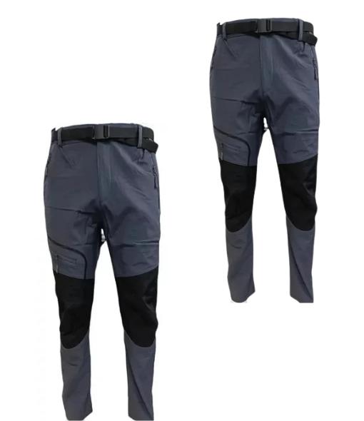 PANTALÓN OUTDOOR HOMBRE IMPERMEABLE PARA NIEVE, COLOR PLATEADO L - 3