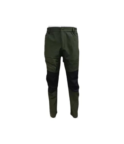 PANTALÓN OUTDOOR HOMBRE IMPERMEABLE PARA NIEVE, COLOR VERDE MUSGO L - 1