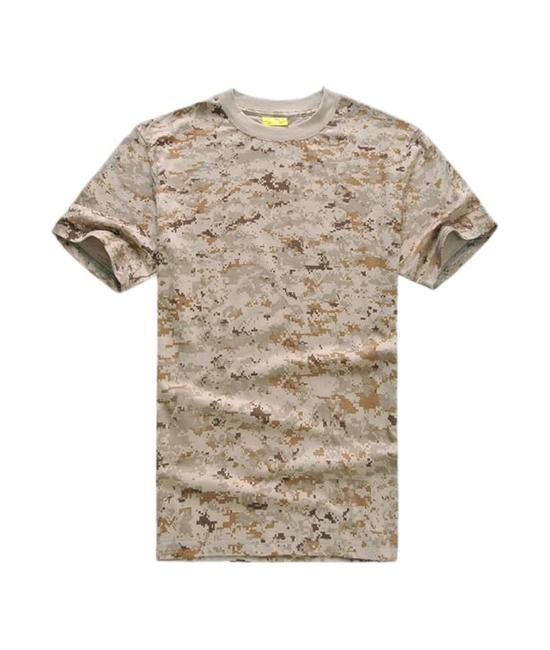 POLO MILITAR AIRSOFT, TREKKING CAMPING, COLOR DIGITAL DESERT, TALLA 2XL - 2