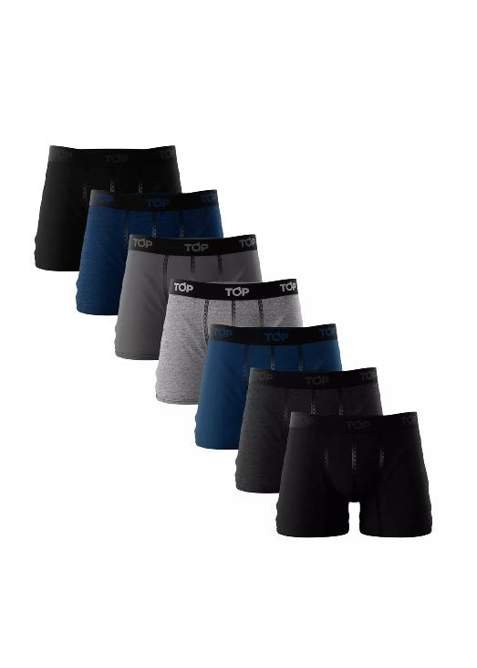 BÓXER MEDIO ALGODÓN TALLA L, PACK DE 7, C5 TOP - 3