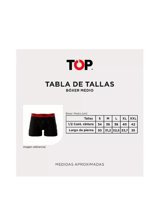 BÓXER MEDIO ALGODÓN TALLA L, PACK DE 7, C5 TOP - 5
