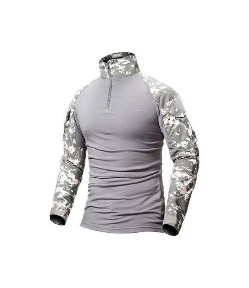 POLERA TÁCTICA COMBAT SHIRT MILITAR AIRSOFT, COLOR ACU, TALLA 4XL - 2