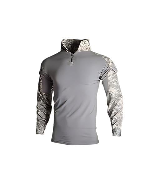 POLERA TÁCTICA COMBAT SHIRT MILITAR AIRSOFT, COLOR ACU, TALLA 3XL - 1