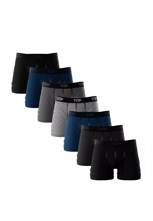 BÓXER MEDIO ALGODÓN TALLA XXL, PACK DE 7, C5 TOP - 3