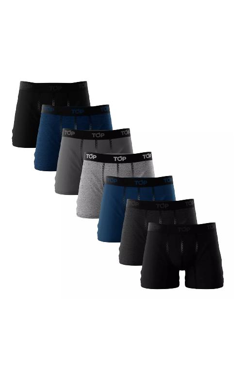 BÓXER MEDIO ALGODÓN TALLA M, PACK DE 7, C5 TOP - 3