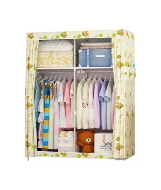 ARMARIO ROPERO ARMABLE CLOSET BAÑO 170X105X45 CM, MULTICOLOR - 1