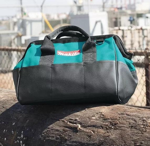 BOLSO PARA HERRAMIENTAS MAKITA SEMI RÍGIDO 831253-8 TURQUESA - 3