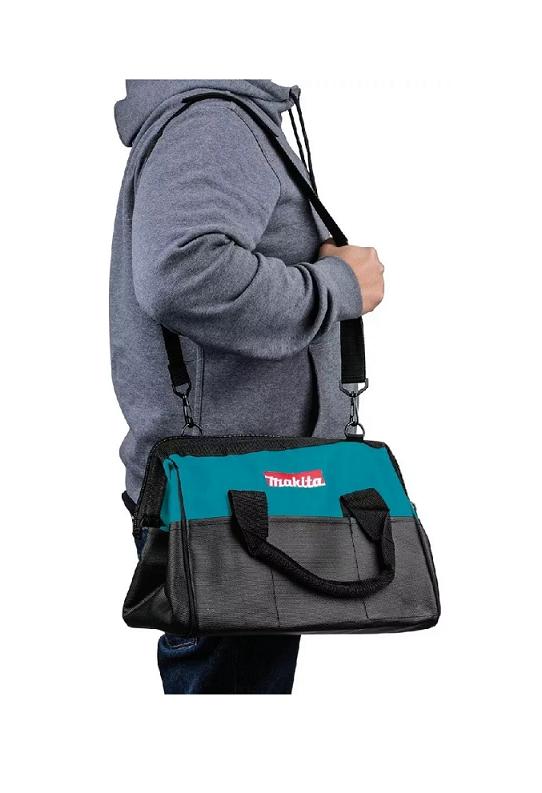 BOLSO PARA HERRAMIENTAS MAKITA SEMI RÍGIDO 831253-8 TURQUESA - 4