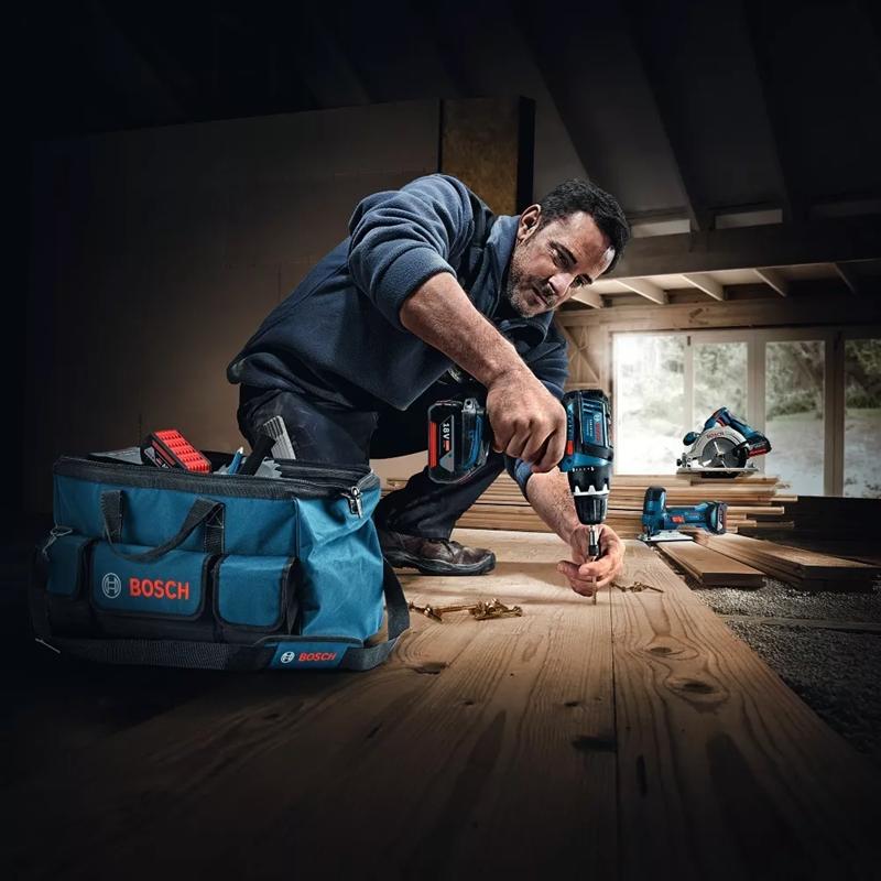BOLSO DE TRANSPORTE GRANDE BOSCH 35X35X55 CM, COLOR AZUL - 6