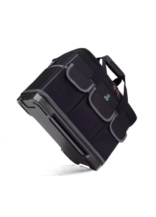 BOLSO PORTA HERRAMIENTAS CON RUEDAS, 20', COLOR NEGRO - 2