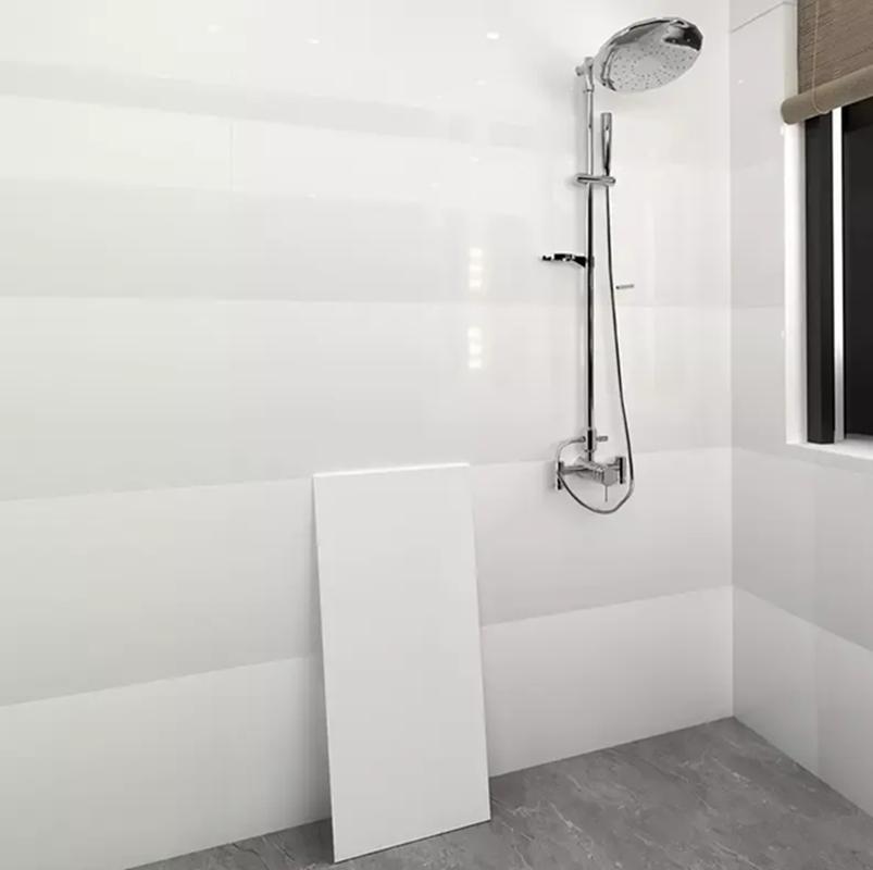 PACK DE 15 PALMETAS AUTOADHESIVAS PARA PARED 30X60 CM, COLOR BLANCO - 6