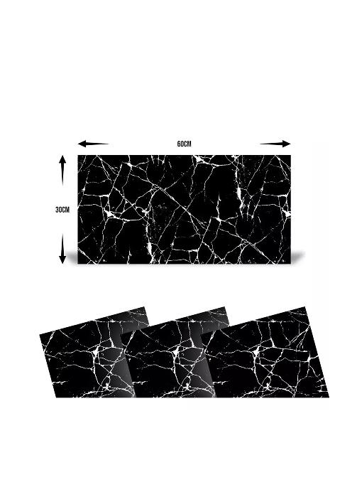 PACK DE 15 PALMETAS AUTOADHESIVAS PARA PARED 30X60 CM, COLOR BLANCO - 3