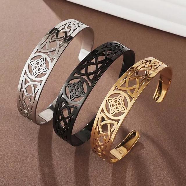 PULSERA NUDO DE BRUJA CON AMULETO DE PROTECCIÓN, COLOR PLATA - 6