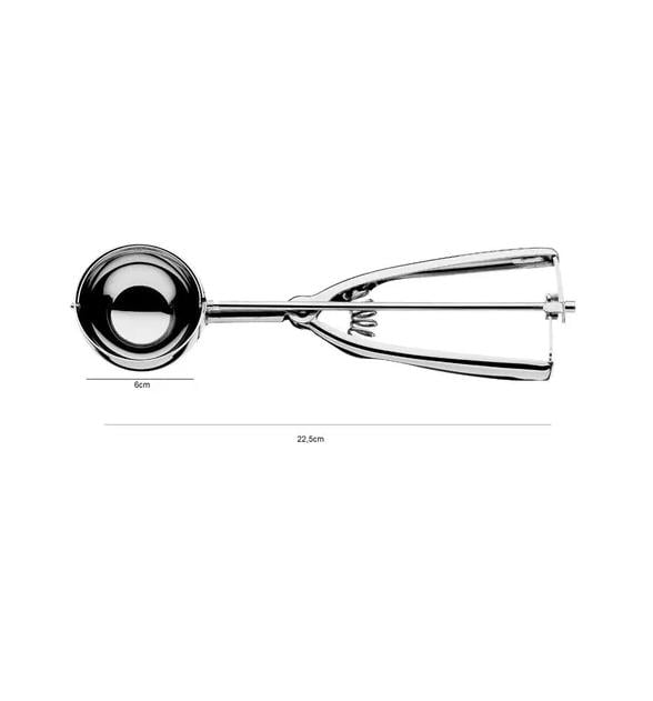 CUCHARA HELADO , COLOR PLATA - 2