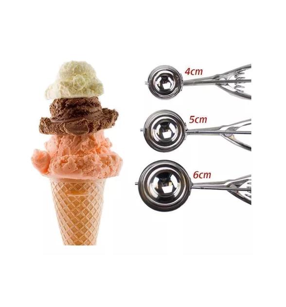 CUCHARA HELADO , COLOR PLATA - 5